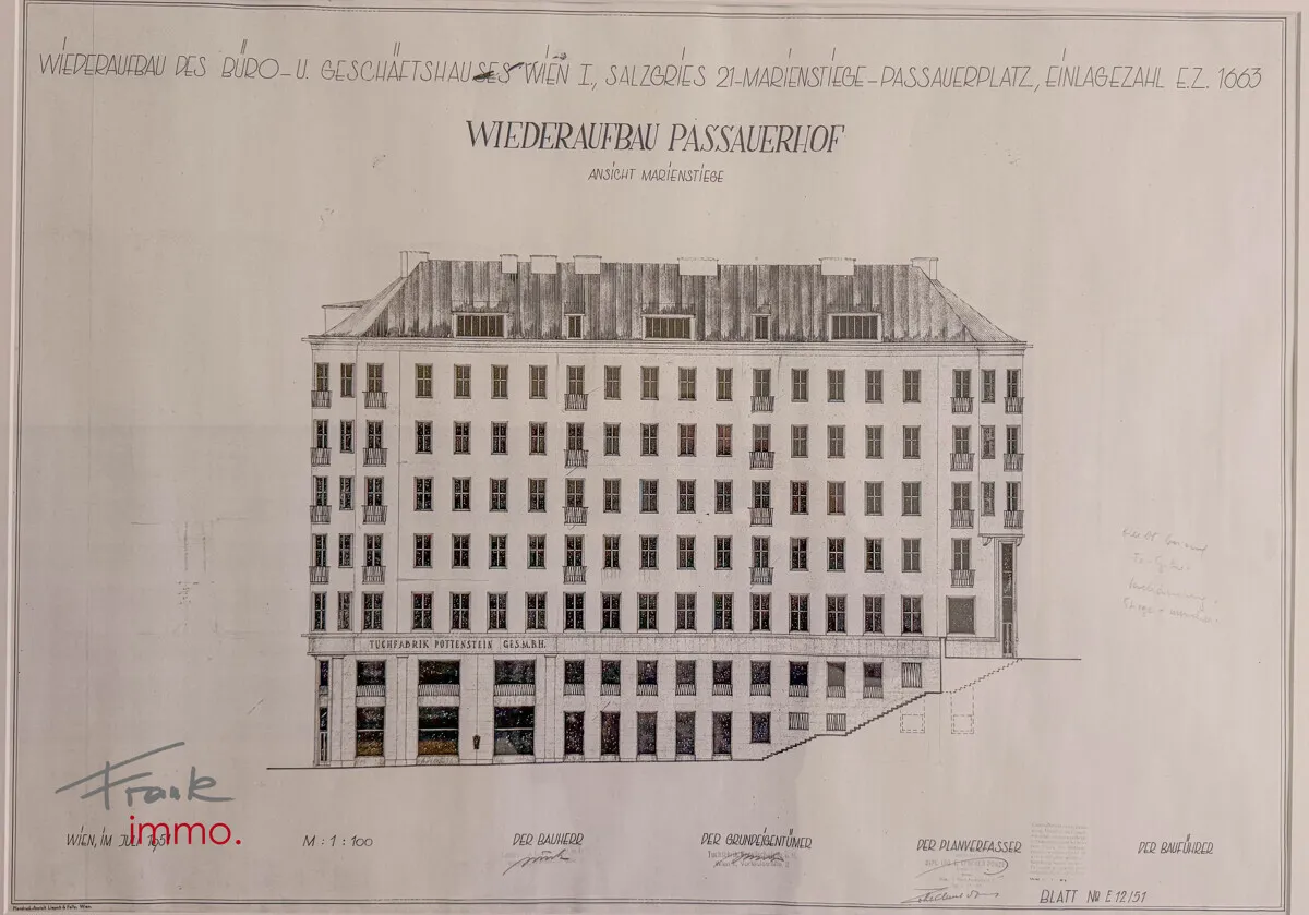 Historische Ansicht Passauerhof (Wiederaufbau)